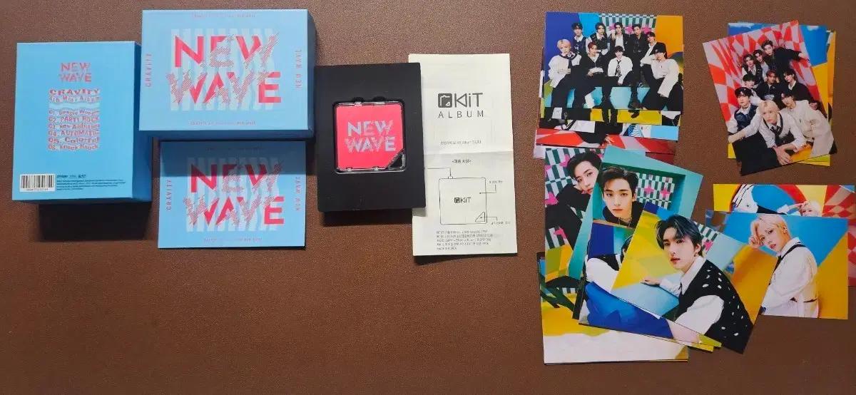 크래비티 4집 미니앨범 NEW WAVE 판매. 택포.