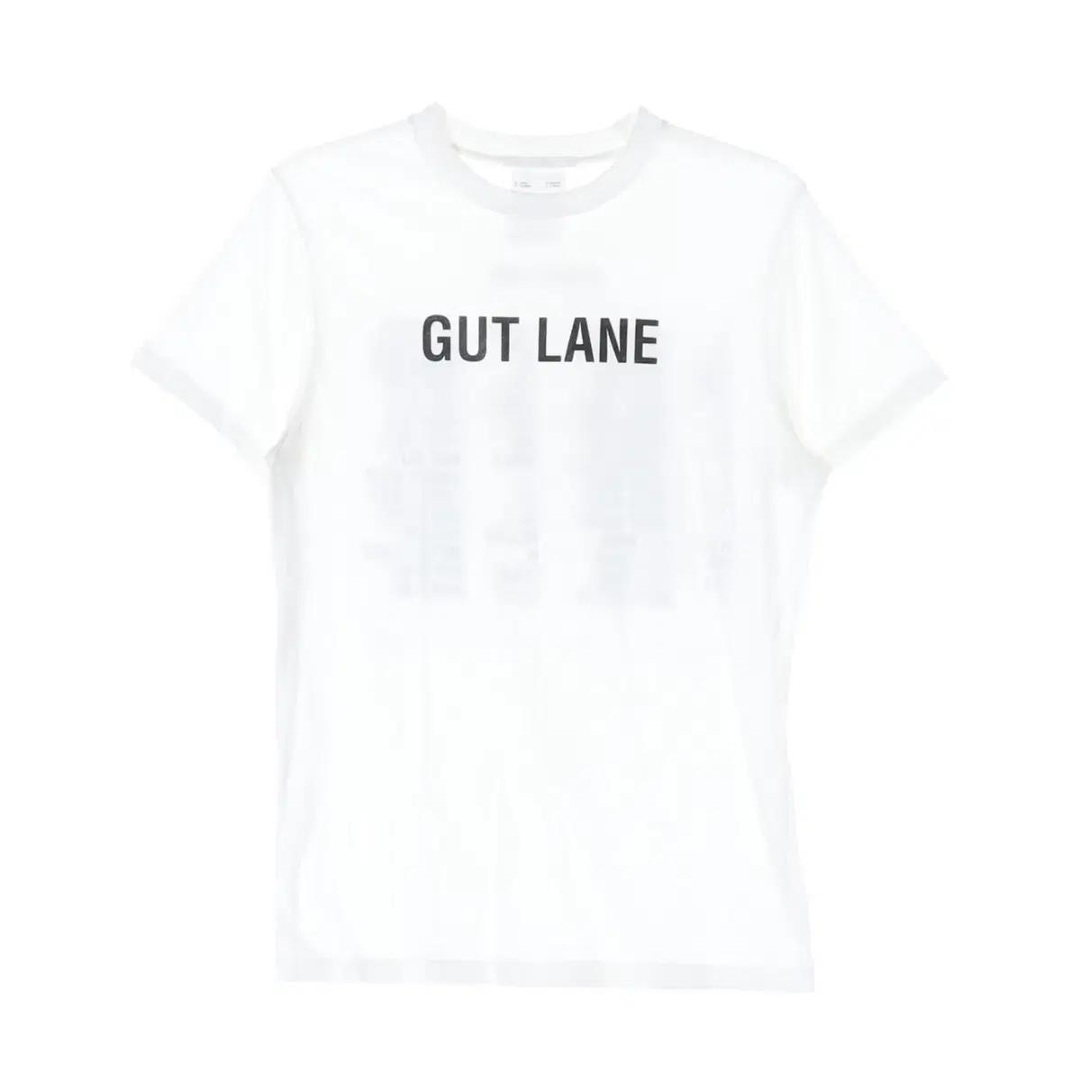 핼무트랭 SSENSE 화이트 Gut Lane 반팔 티셔츠 S