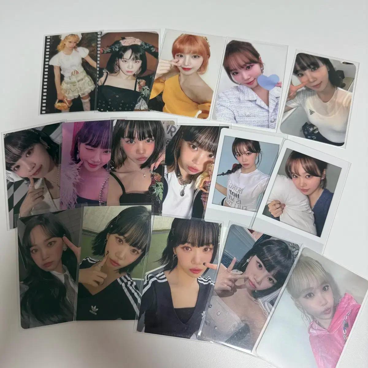 르세라핌 김채원 포카 16장 일괄