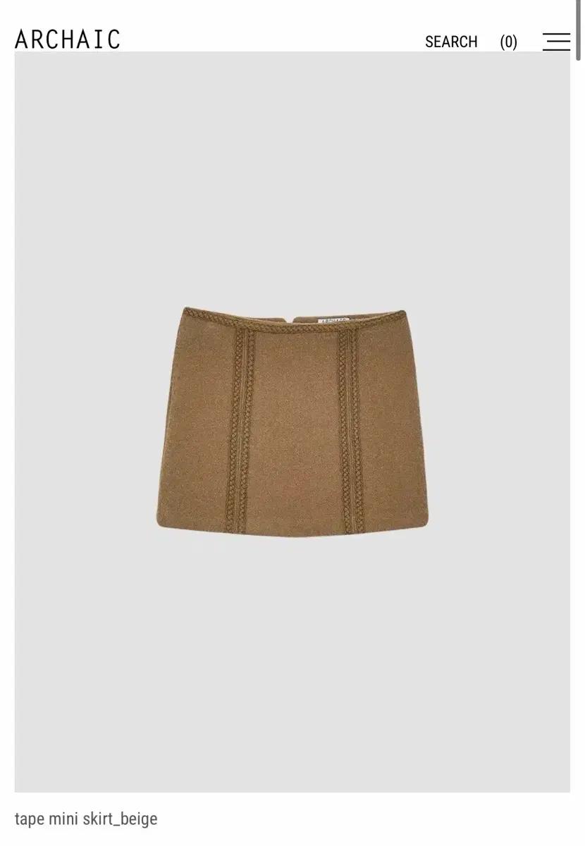 아르카익 테이프 미니 스커트 (새상품) 10만원