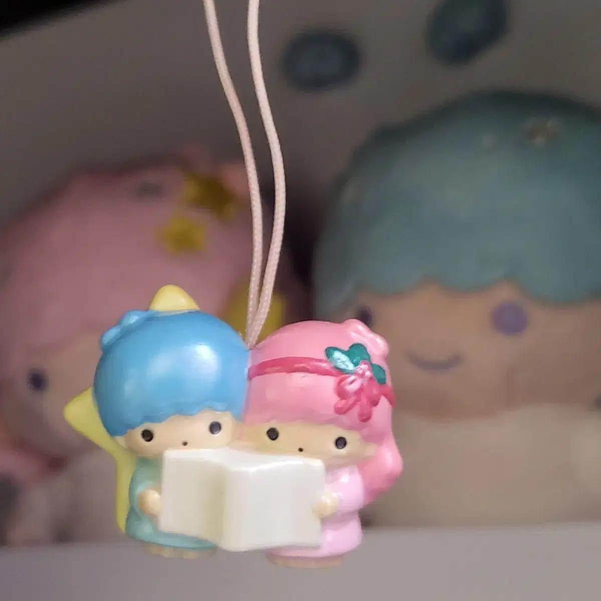 리틀트윈스타 키키라라 피규어 크리스마스 성탄절 스트랩 키링 /키티스트랩