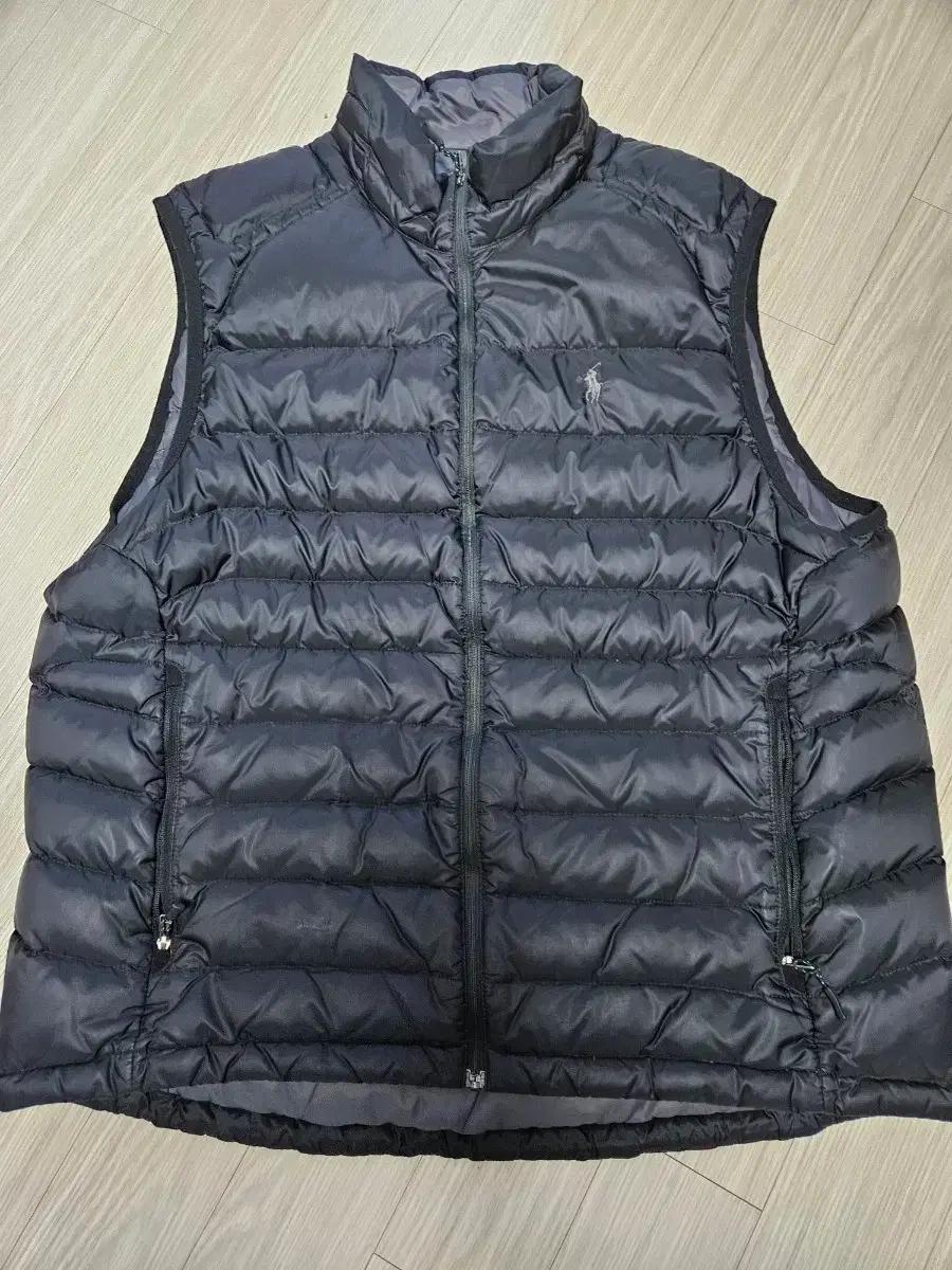 폴로 랑프로렌 다운 패딩 조끼 XL 110