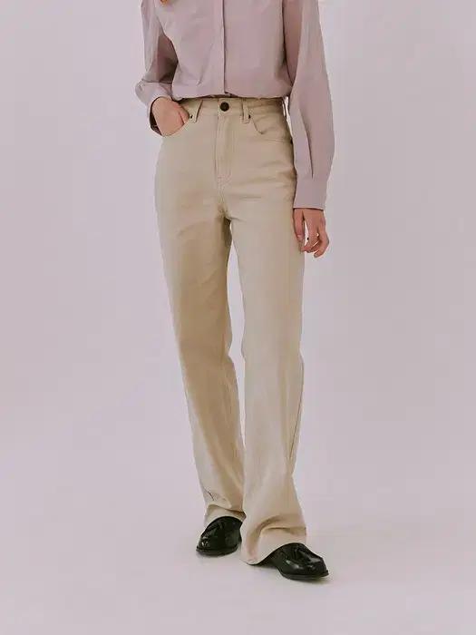 론론 스트레이트 면 바지