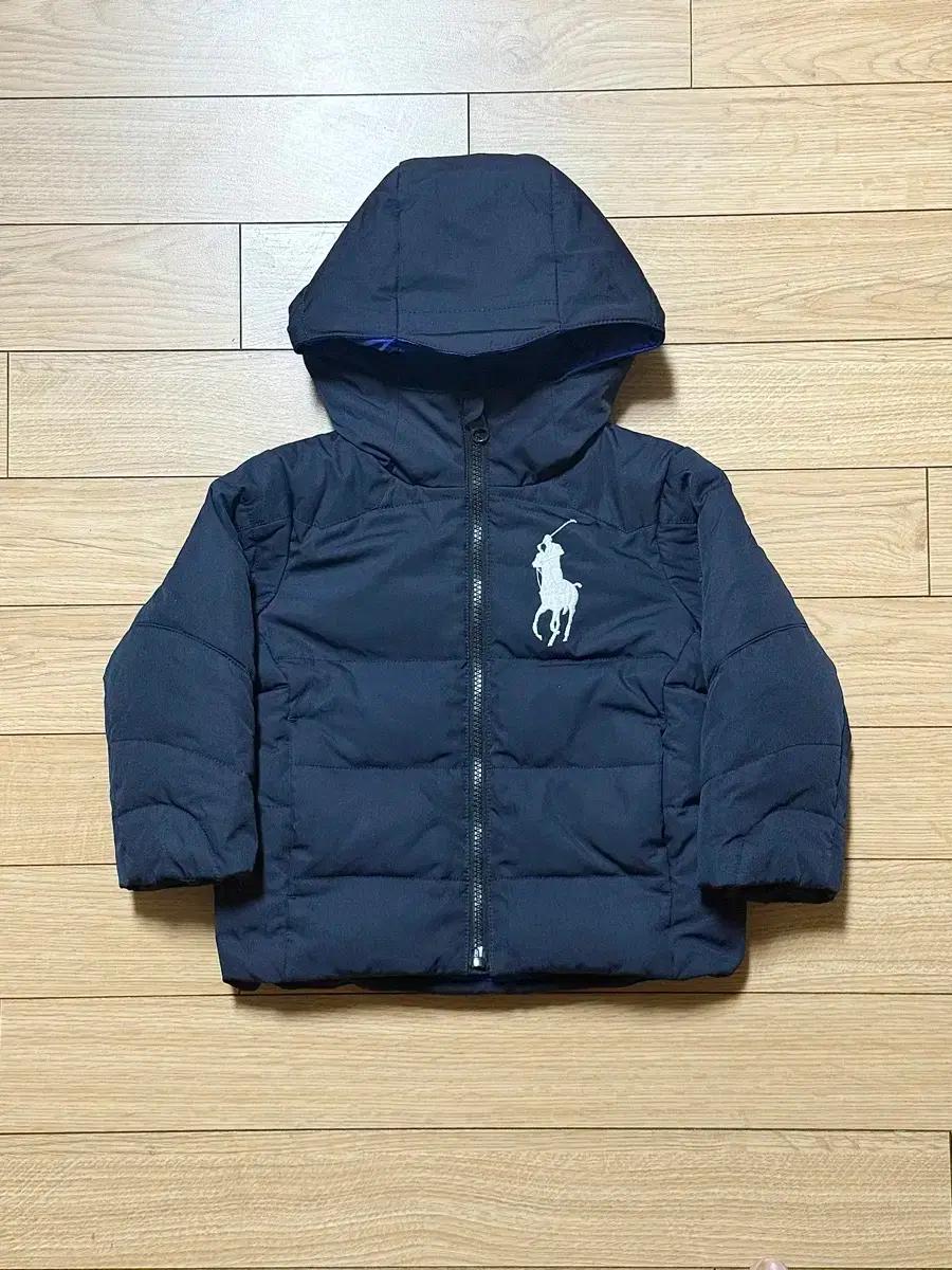 폴로 랄프로렌 정품 아동 빅포니 패딩 2/2T 네이비 남색 유아 키즈