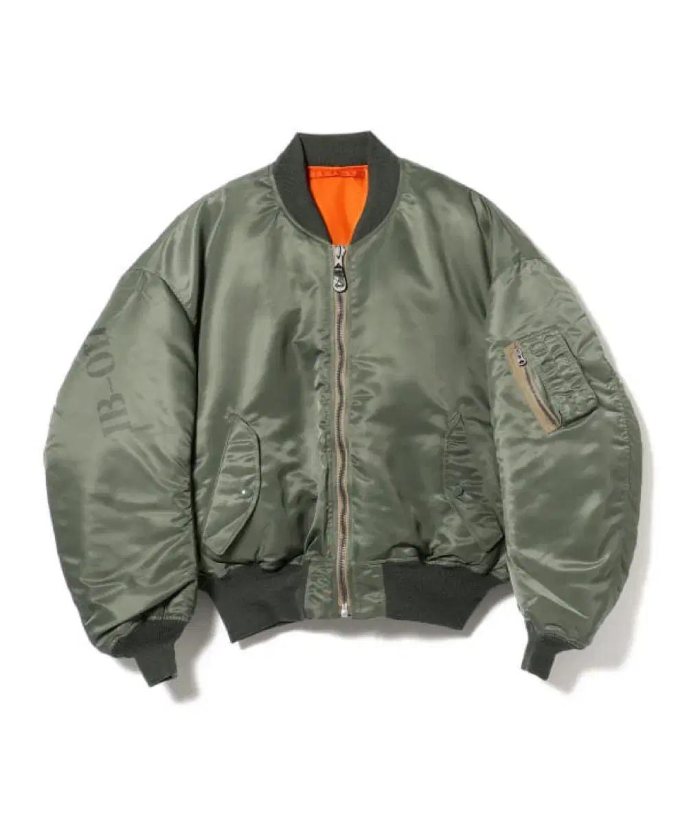 버즈릭슨 x 빔즈 ma-1 세이지 그린