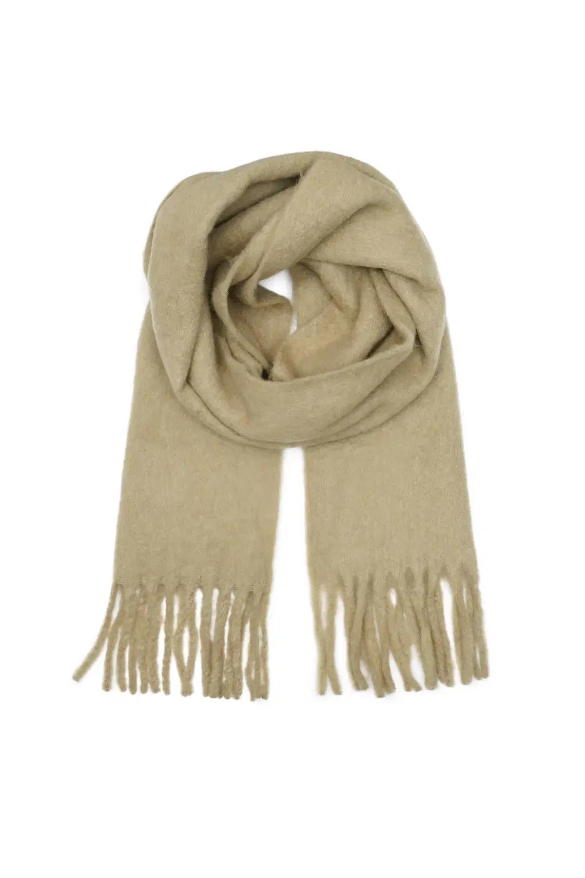 STU 프린지 머플러 목도리 Fringe Muffler Beige