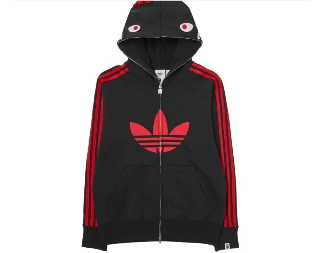 아디다스x베이프 샤크 후드집업 XXXL