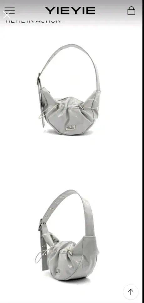 YIEYIE 이예이예 실버 미니백