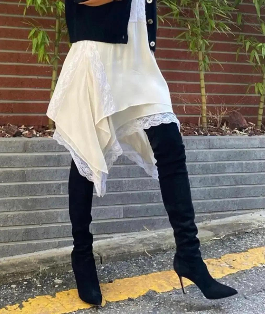 득템! 스튜어트 와이츠먼 싸이하이 니하이 부츠 새상품+박스 정품