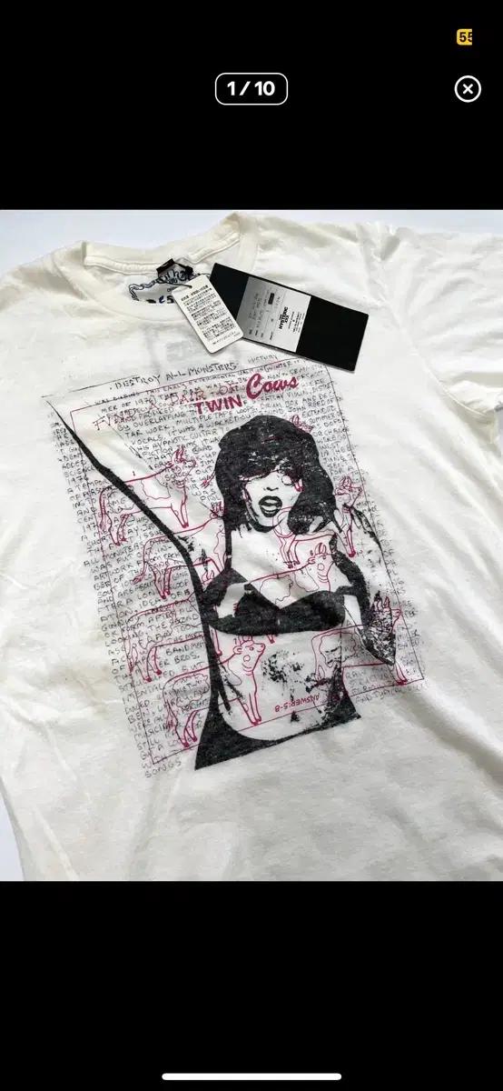 히스테릭글래머 프린팅 반팔 티셔츠 (hysteric glamour)
