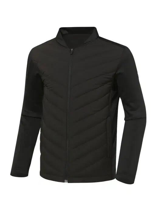 와이드앵글 남성 경량 하이브리드 다운 자켓 블랙 95 새제품