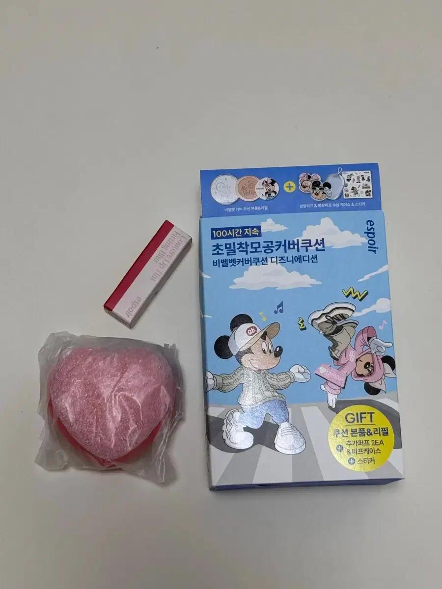 에스쁘아 비벨벳 커버 쿠션 디즈니 에디션 13호 포슬린