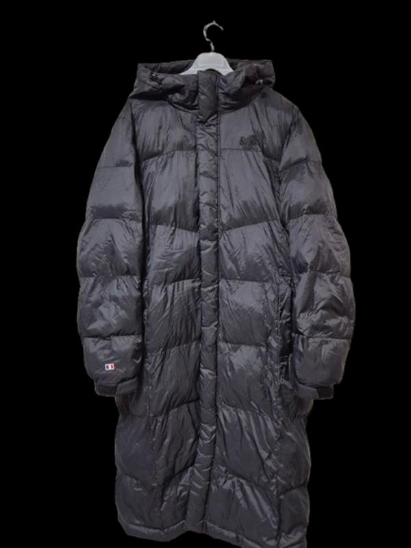 밀레 정품 남자 겨울용 남성 등산후드집업롱패딩점퍼코트95