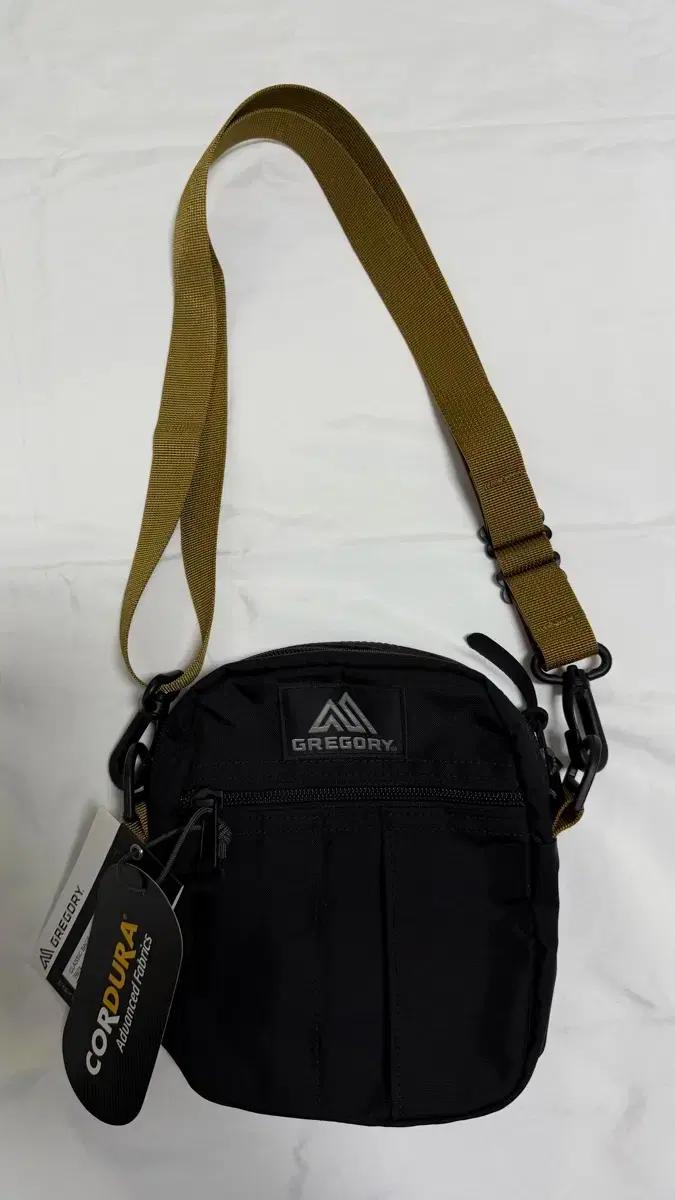 그레고리 크로스백 퀵포켓 M 블랙 브라운 QUICK POCKET M (b
