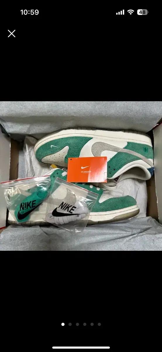 나이키x카시나 덩크 로드사인 275 풀박스