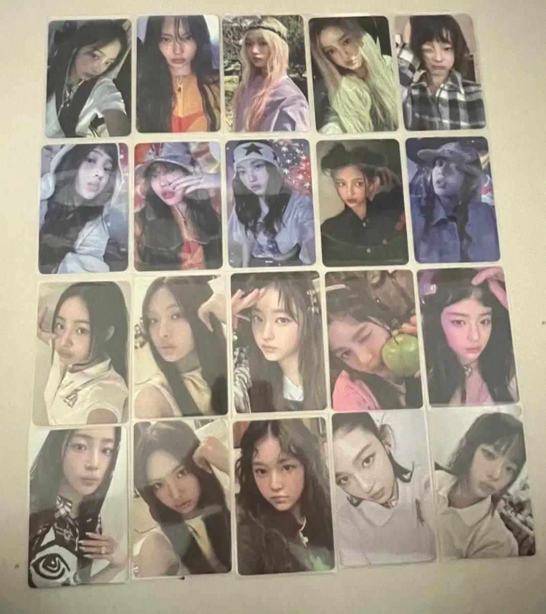 뉴진스 포카 일괄 판매