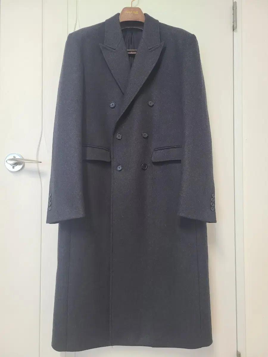 POKERFACE 더블 롱코트 (남성코트)