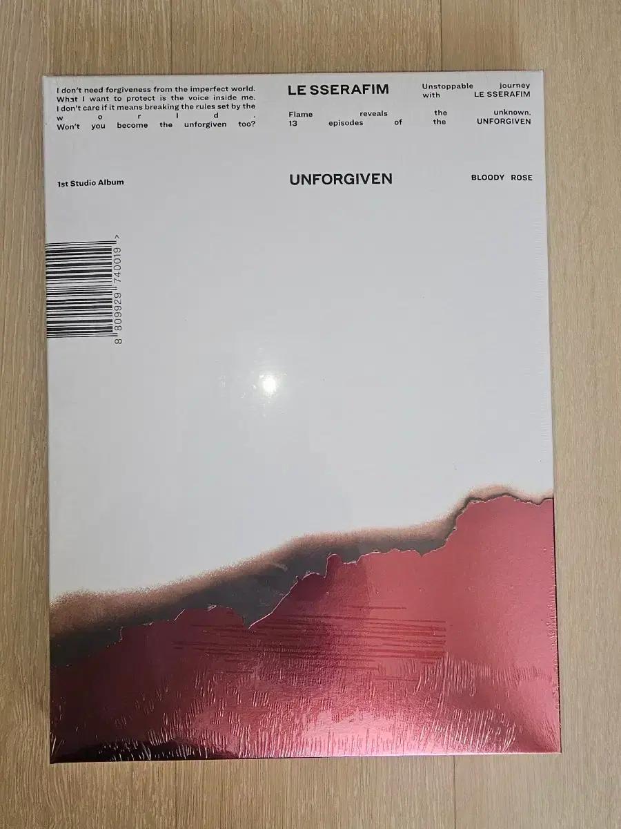 르세라핌 UNFORGIVEN 미개봉 앨범 (BLOODY ROSE)