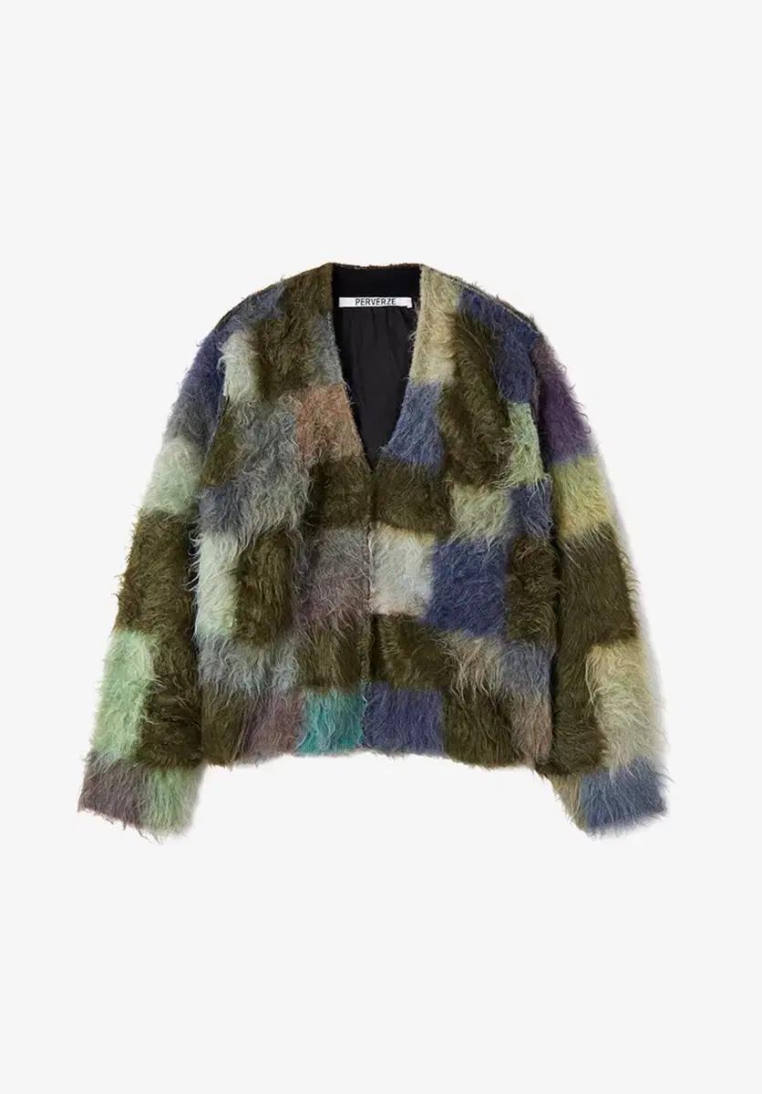 PERVERZE 퍼버즈 BRUSHED JACQUARD 가디건
