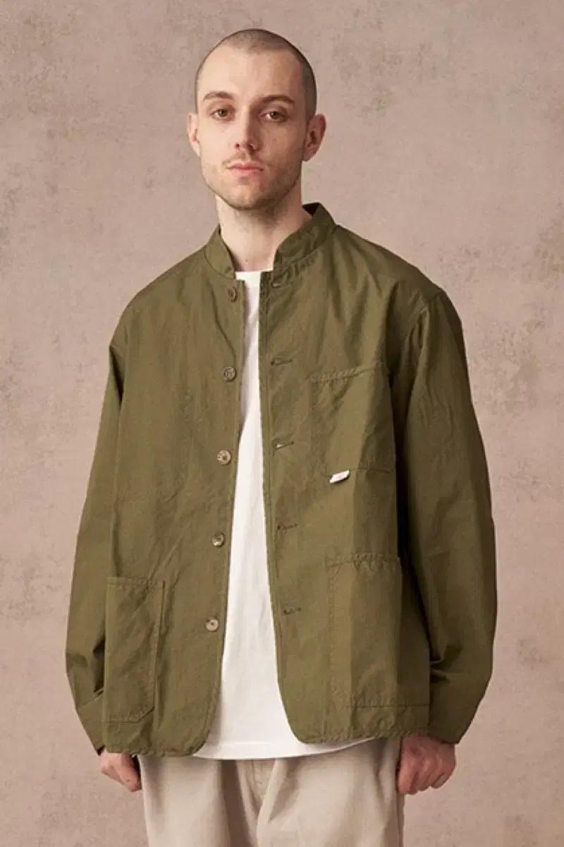 [DANTON] Stand Collar Work Shirts