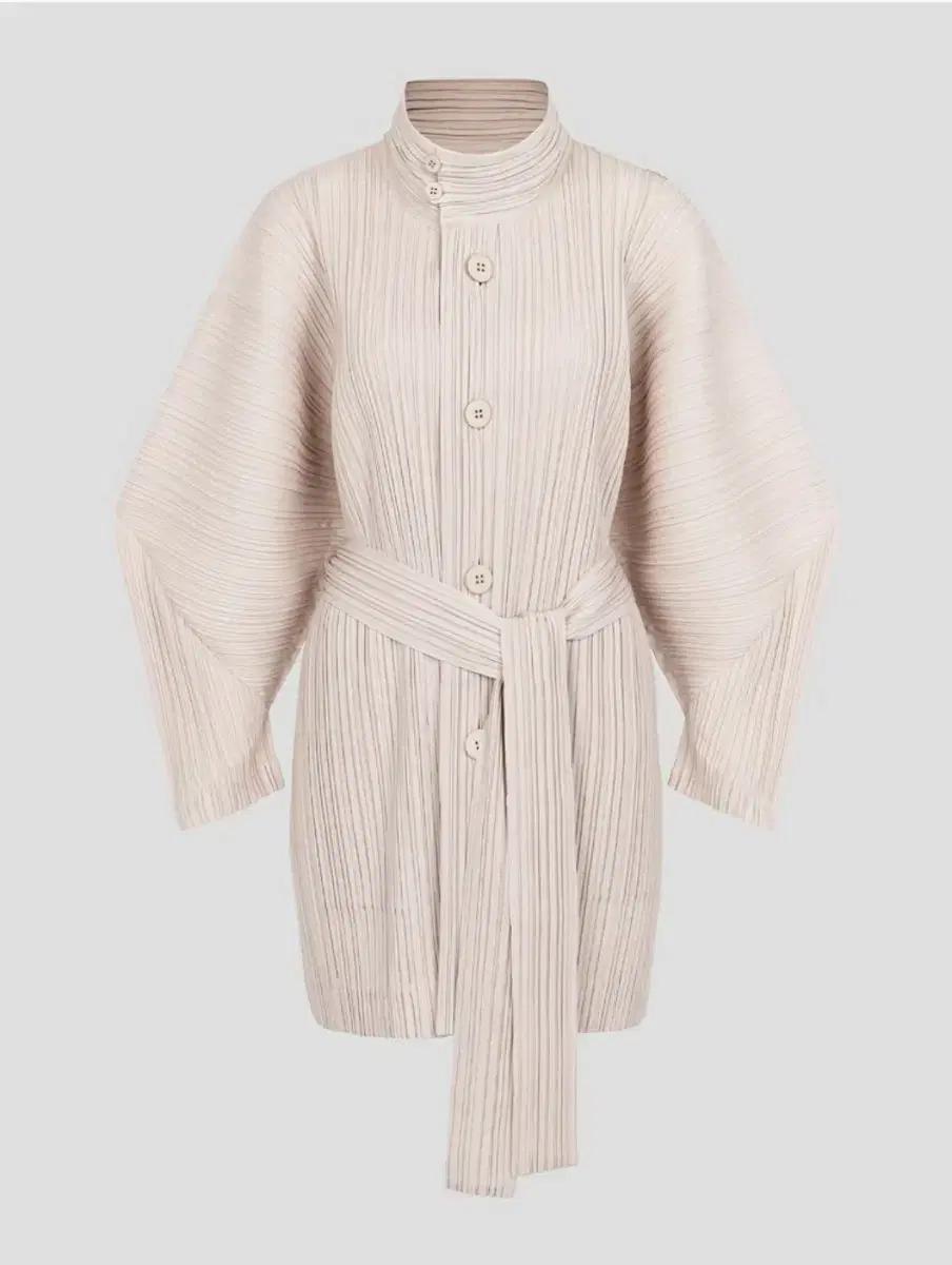 이세이미야케 플리츠플리즈 코트 울 플리츠 코트 라이트 베이지 3사이즈