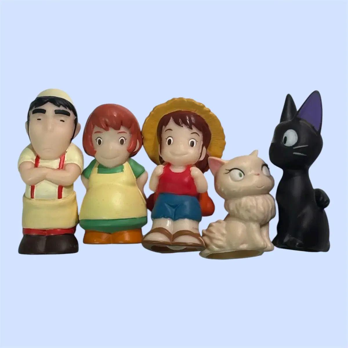 [지브리/고전/단종] 마녀배달부 키키 손가락인형 5종 일괄