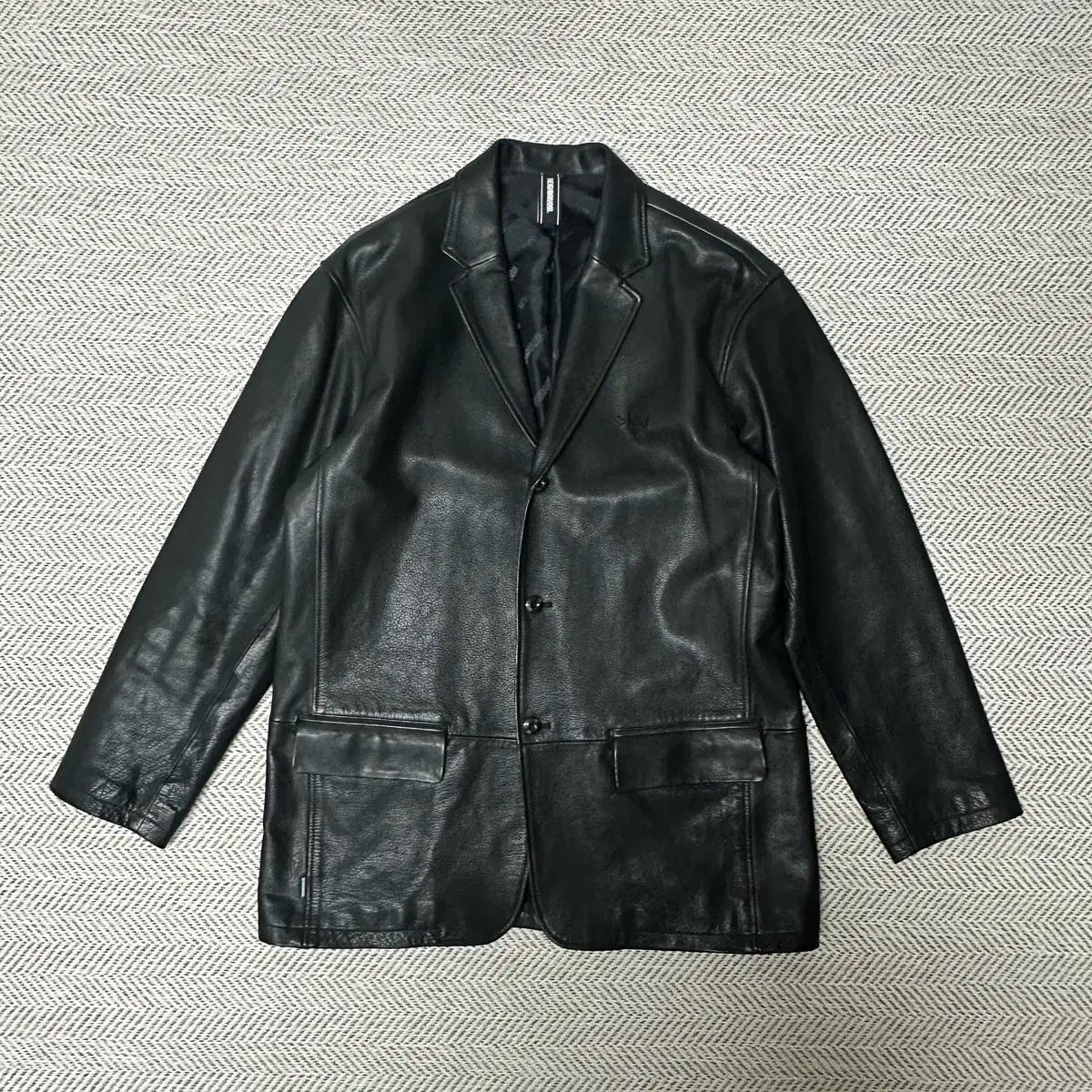 NEIGHBORHOOD lether sport jacket blazer