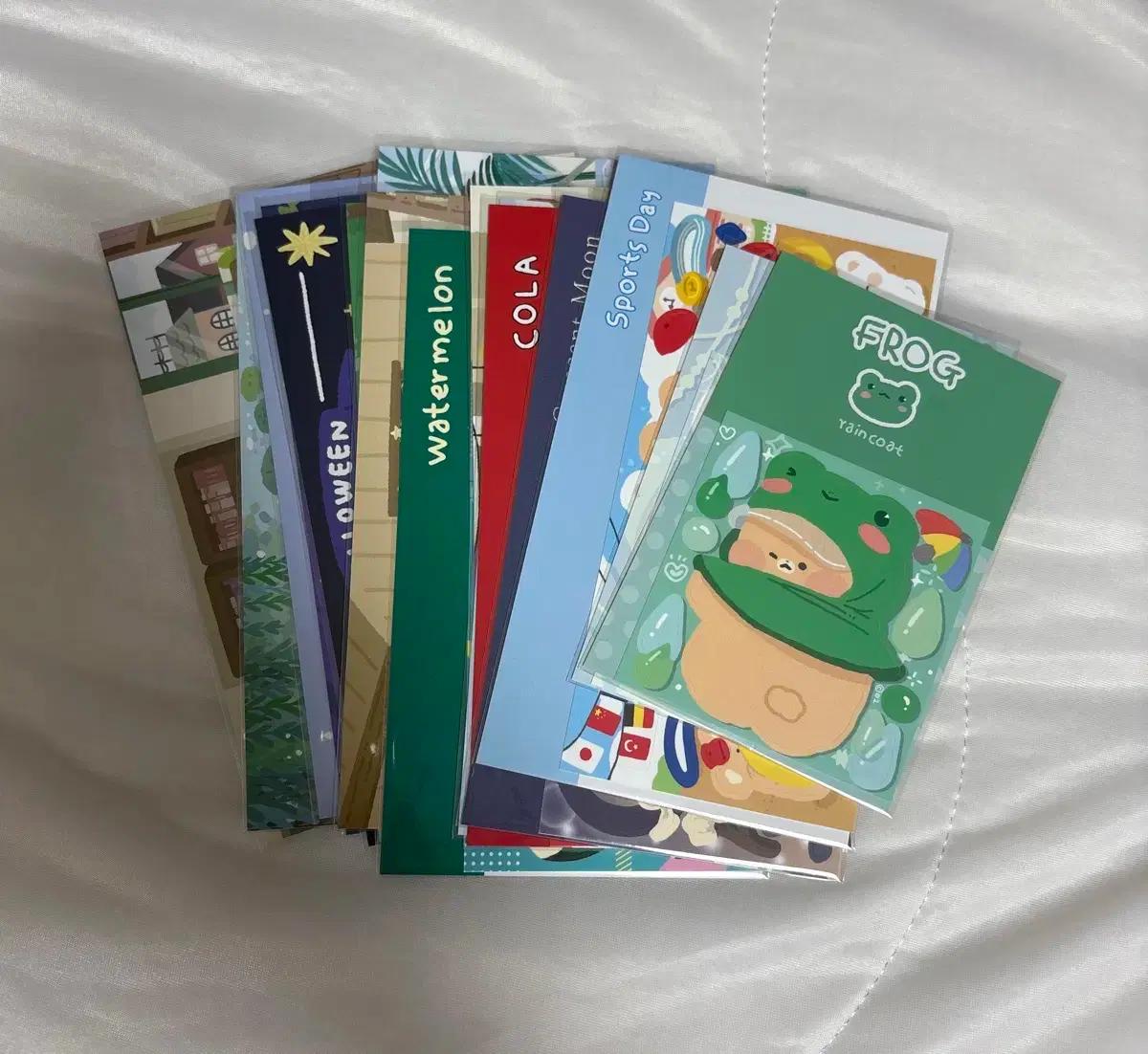 스튜디오고래 씰스팩 다꾸 스티커 세트 다이어리꾸미기 씰스티커 일괄