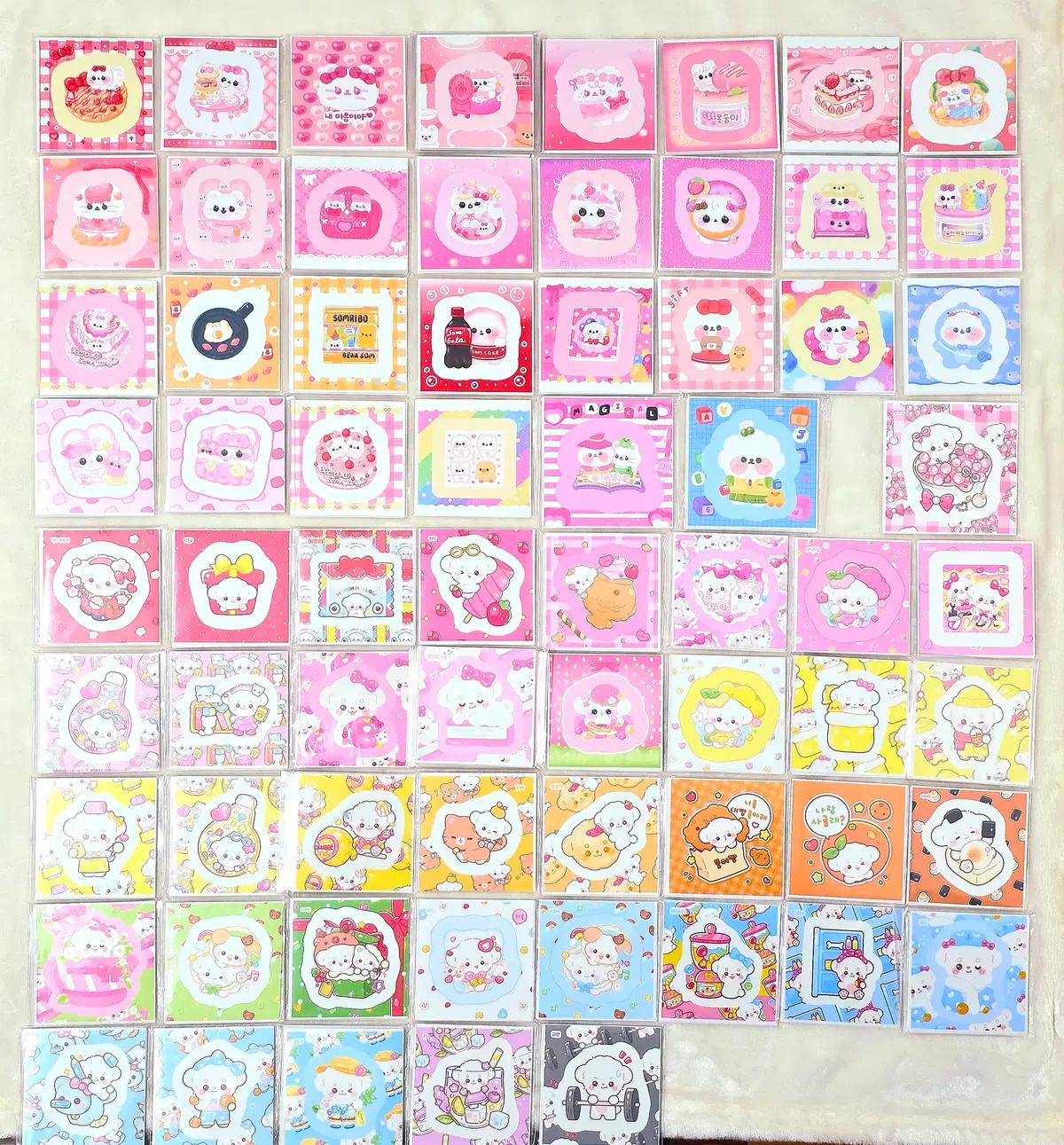 솜솜즈 열매님 뽀글이 캔디님 도안 도무송 개별 판매 포용 처분 윰자 3배