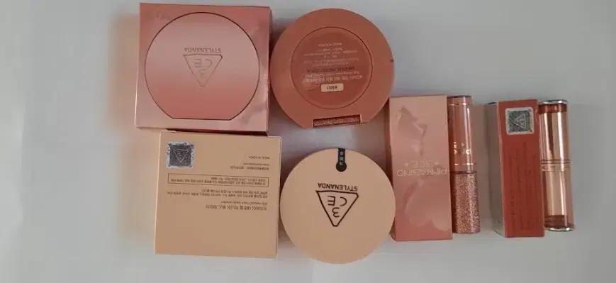 3CE 화장품 블러셔 립스틱 핑크톤 세트 4종세트