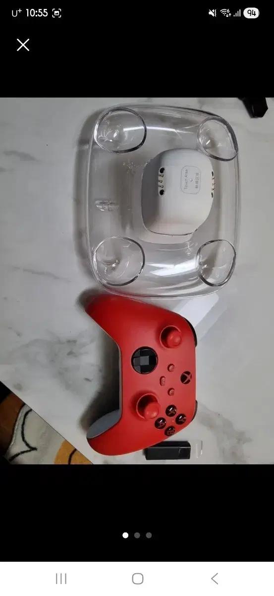 Xbox 컨트롤러 (레드) 전용 리시버 게임패드