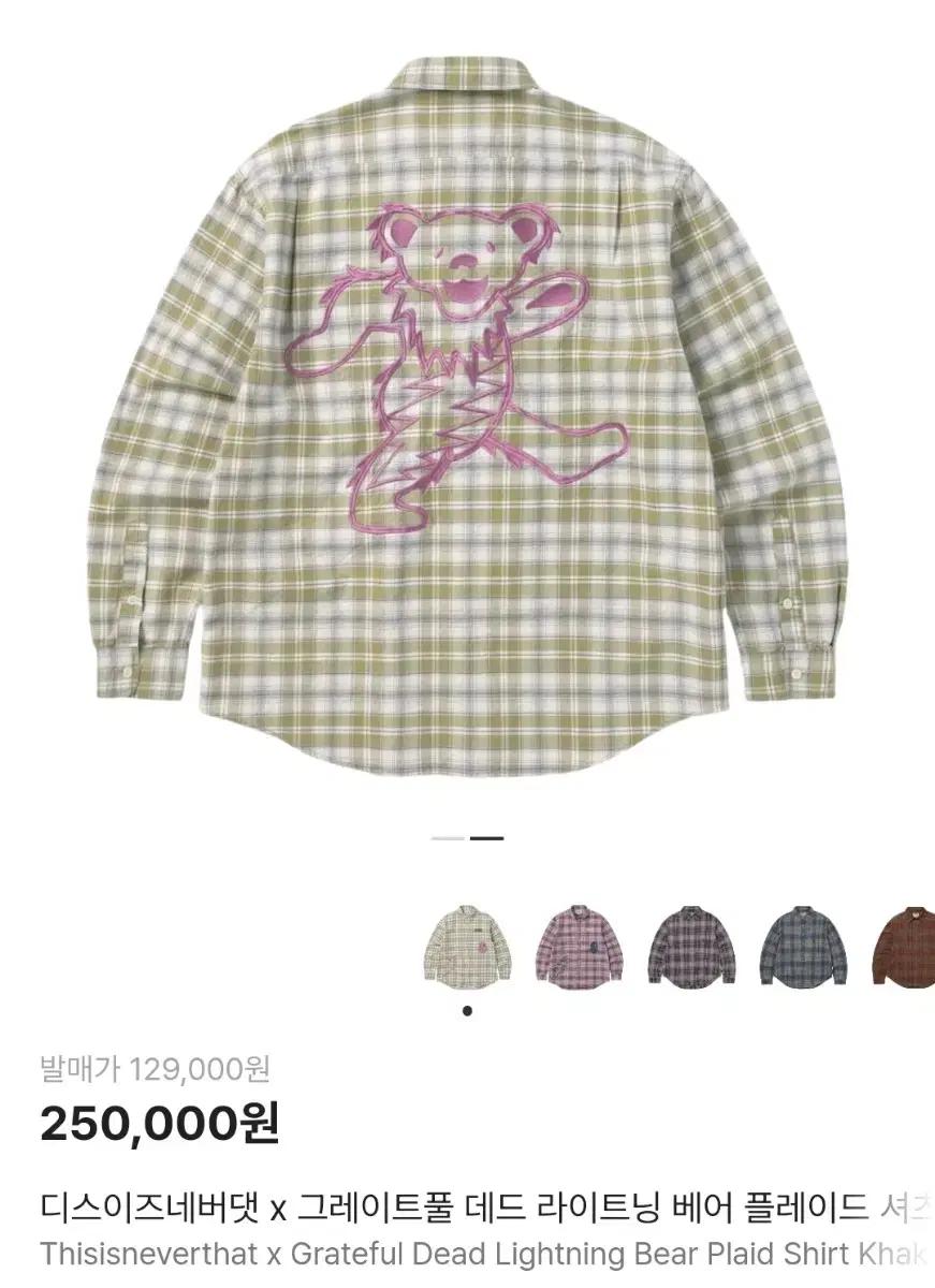 디스이즈네버댓 그레이트풀데드 체크 셔츠