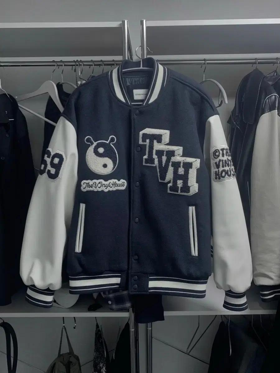 TheVinylHouse 바시티 자켓 네이비 L