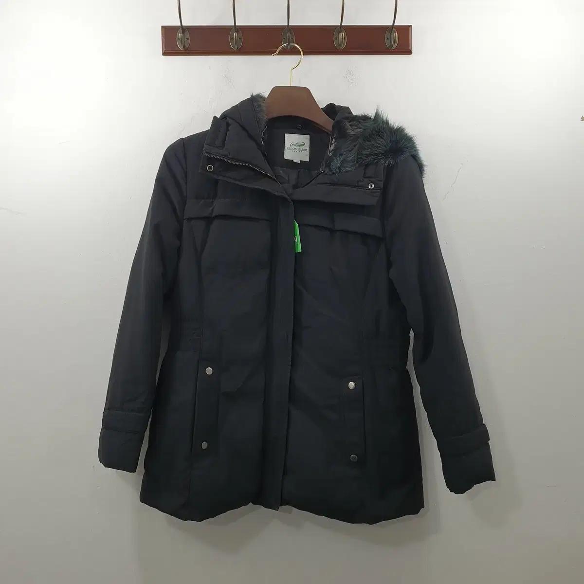 100 크로커다일 여성 블랙 데일리 야상 자켓 숏 점퍼