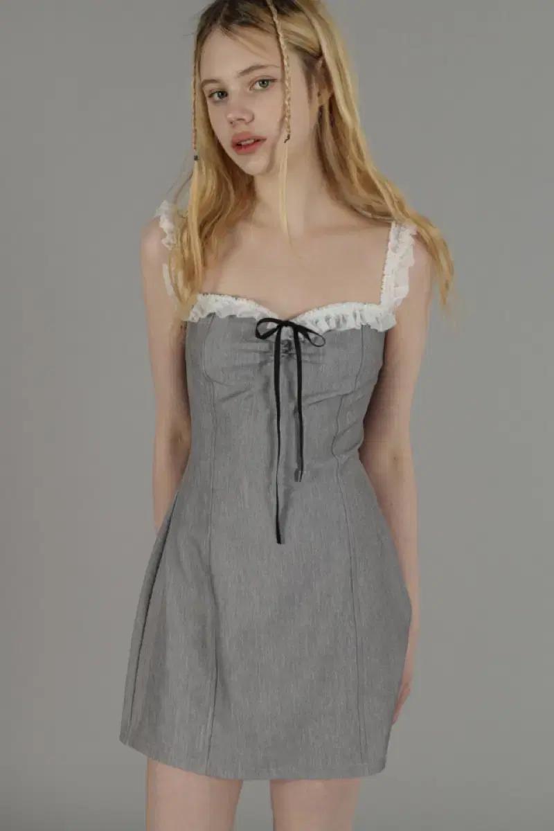 드라이로즈 프릴 코르셋 원피스