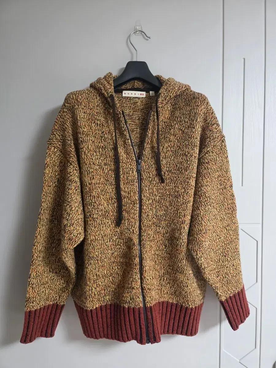 마르니x유니클로 니트 후드 집업