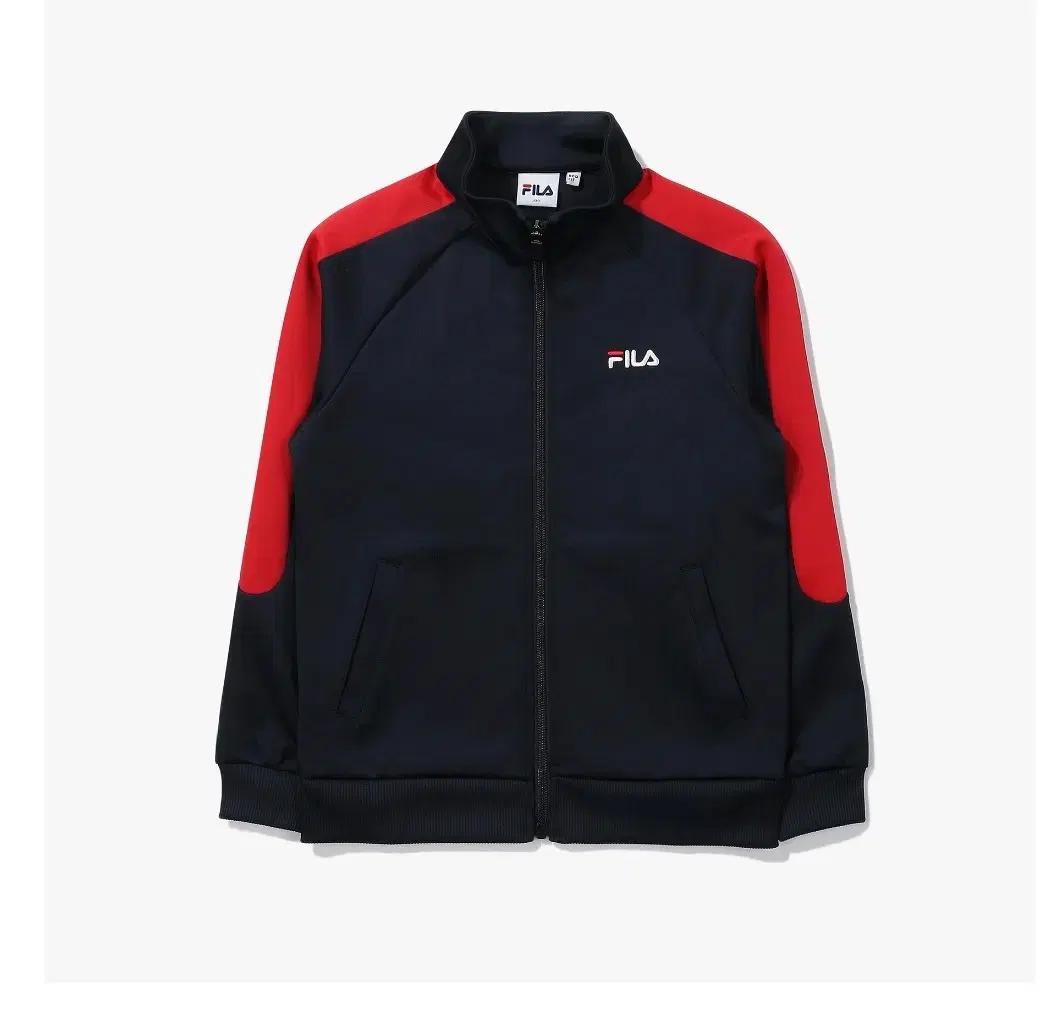 오늘만 2벌가격~  휠라키즈 FILA 트랙 자켓 블랙/네이비 라인