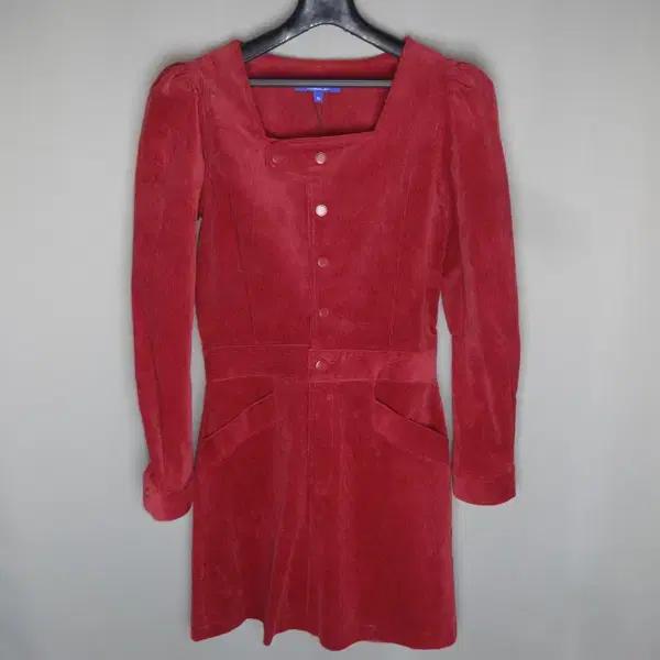 에고이스트(미사용새제품)/여성55/코듀로이골덴원피스자켓/달순구제141