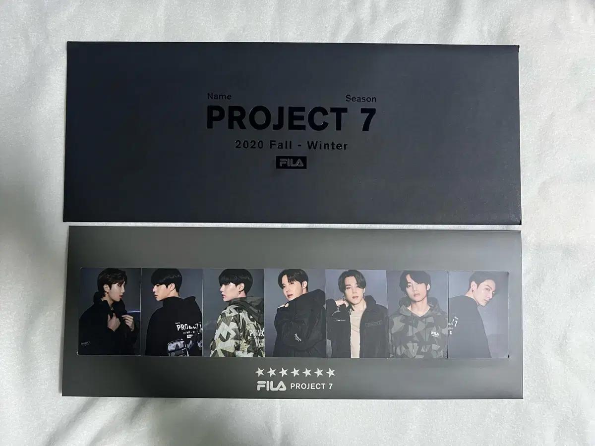 방탄 bts fila 휠라 인사동 희귀포카 7장 세트
