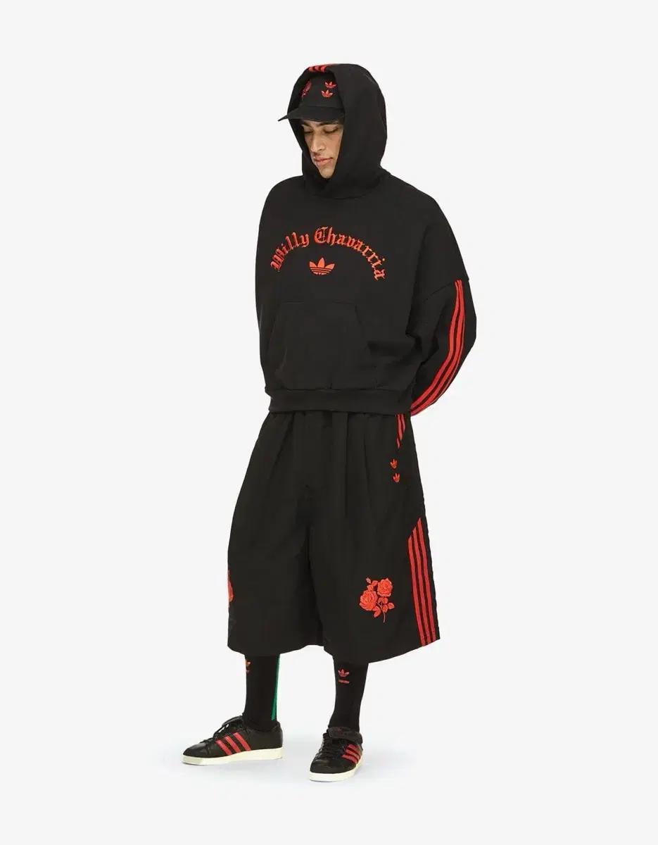 아디다스x윌리차바리아 후드, 롱쇼츠 셋업 2XL, L