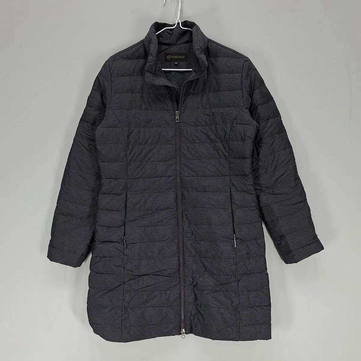 코오롱스포츠 여95 경량롱패딩코트 가을겨울 차콜 64730