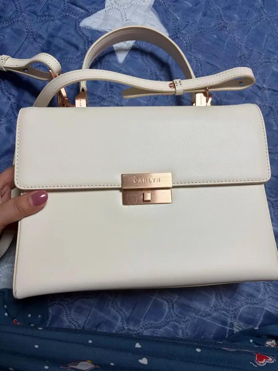 칼린 토트백 크로스백 아이보리