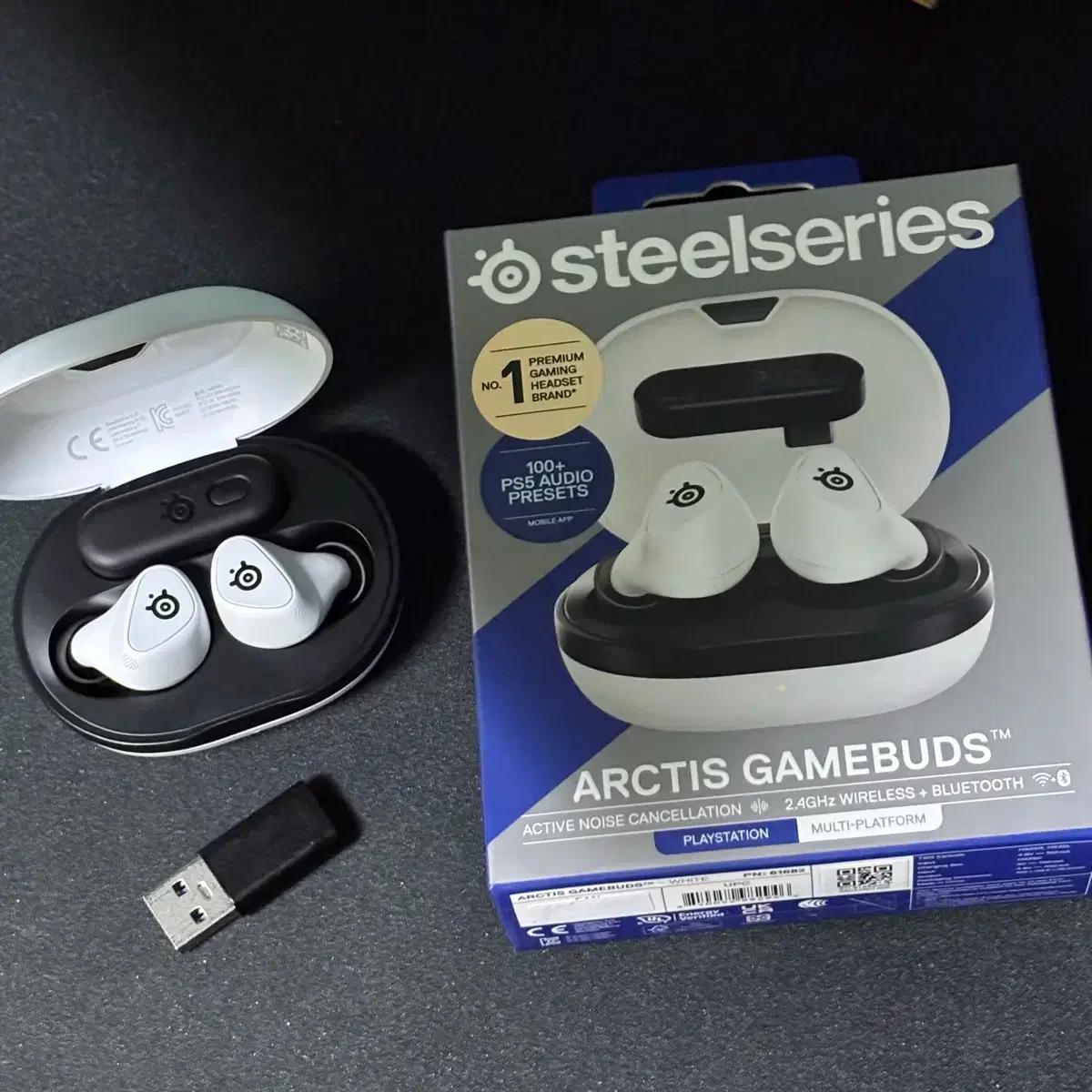 스틸시리즈 게임버즈 화이트 Arctis Gamebuds