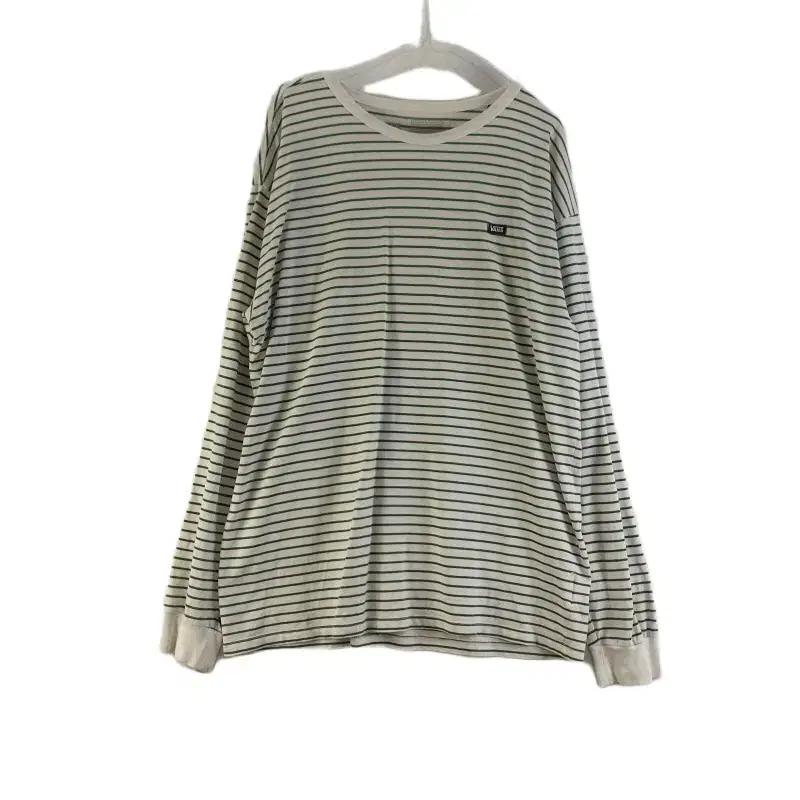 K6087 반스 남L 줄무늬 시보리 긴팔티셔츠