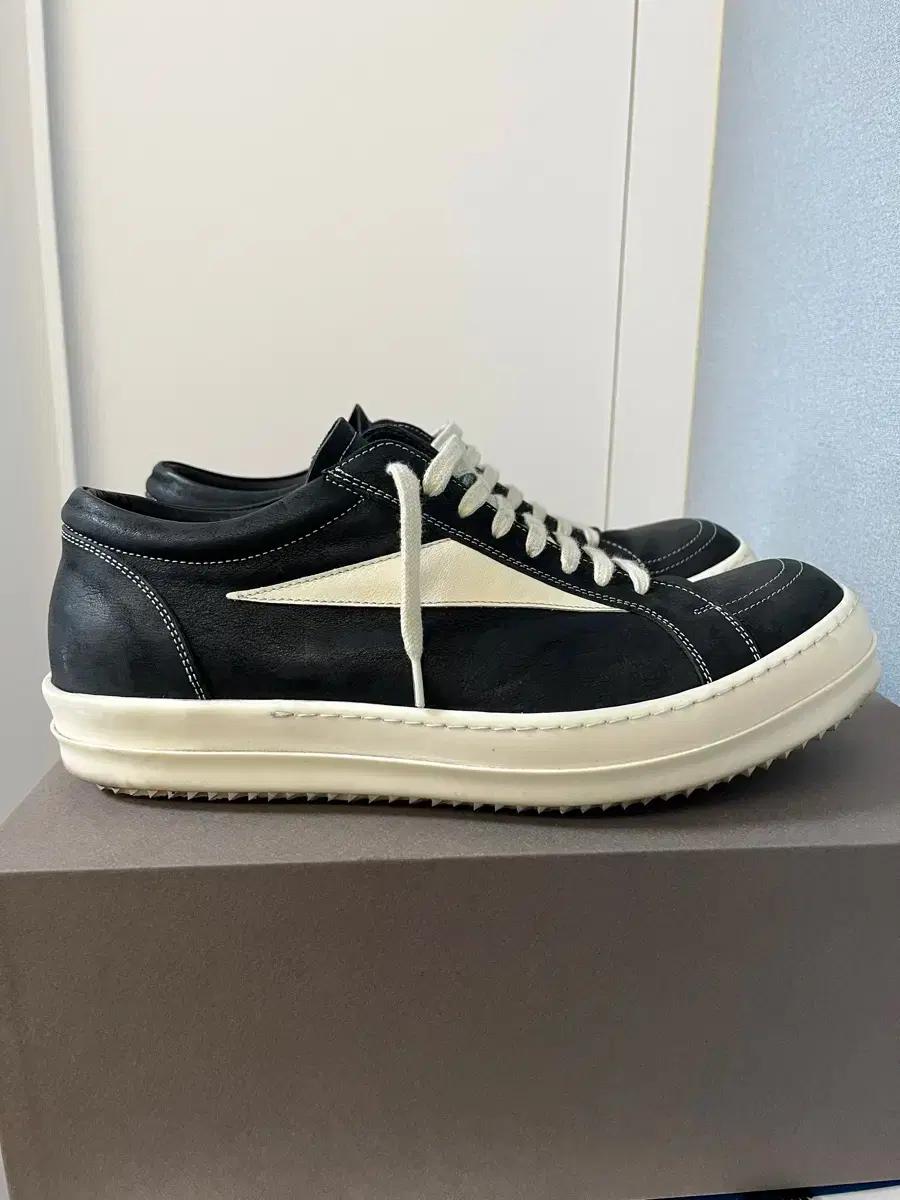 릭반스 릭오웬스 룩소르 빈티지 스니커즈 블랙 EU44