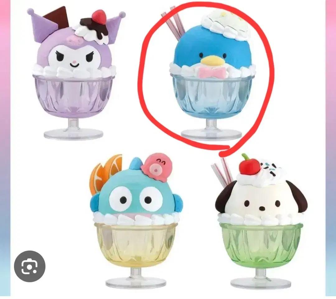 산리오 스위트 케이스 컬렉션 카푸캬라 컵케이크 파르페 가챠 턱시도샘