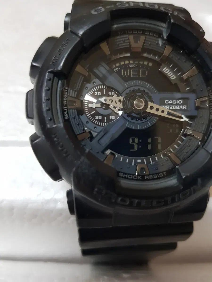 카시오 G-SHOCK 블랙 손목시계
