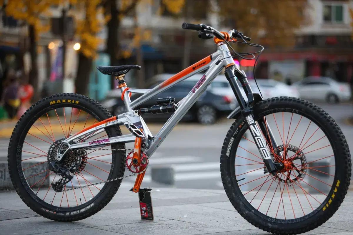 오렌지 알파인 6 풀샥 mtb 급매