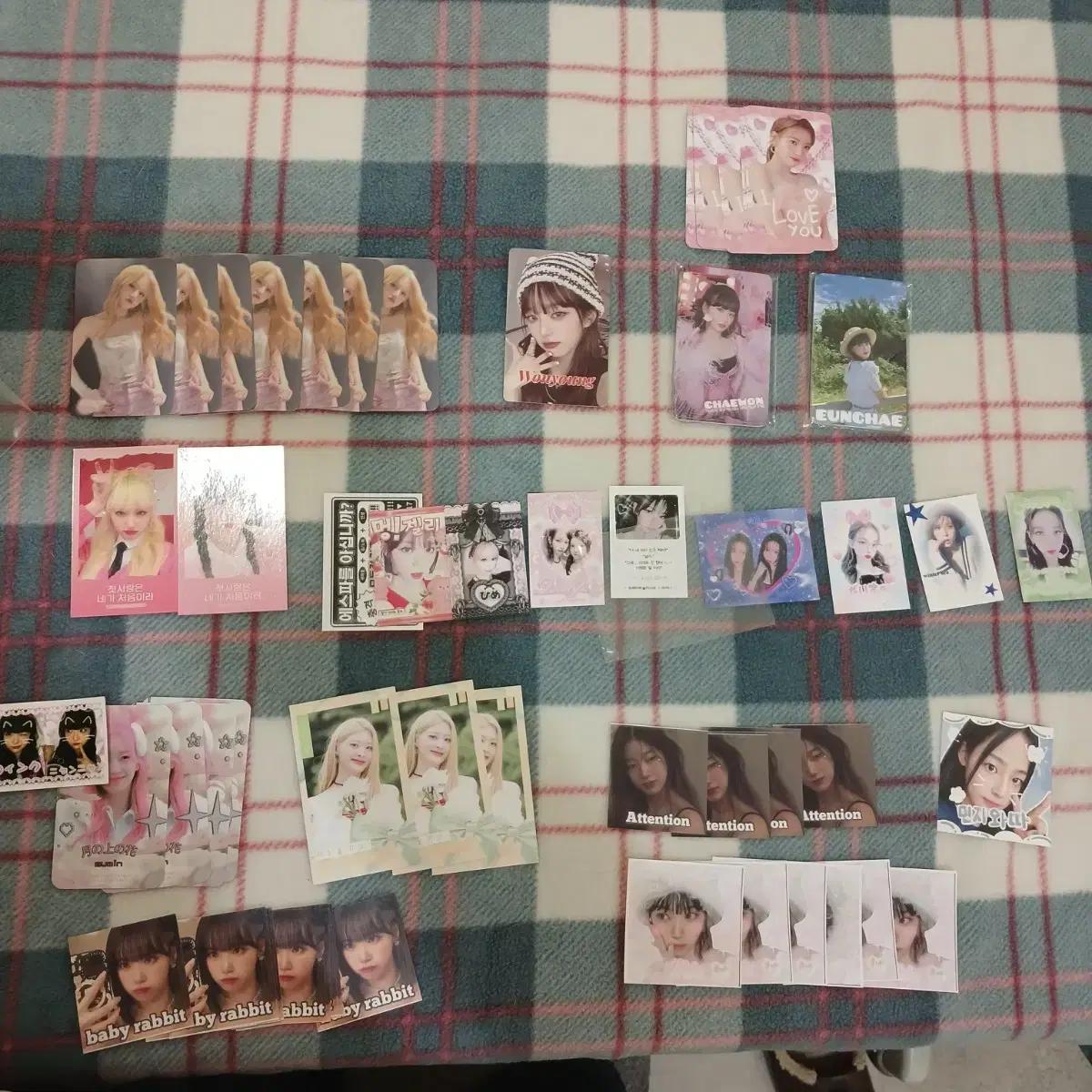 아이브 르세라핌 뉴진스 포토카드 비공굿 포카 와 스티커