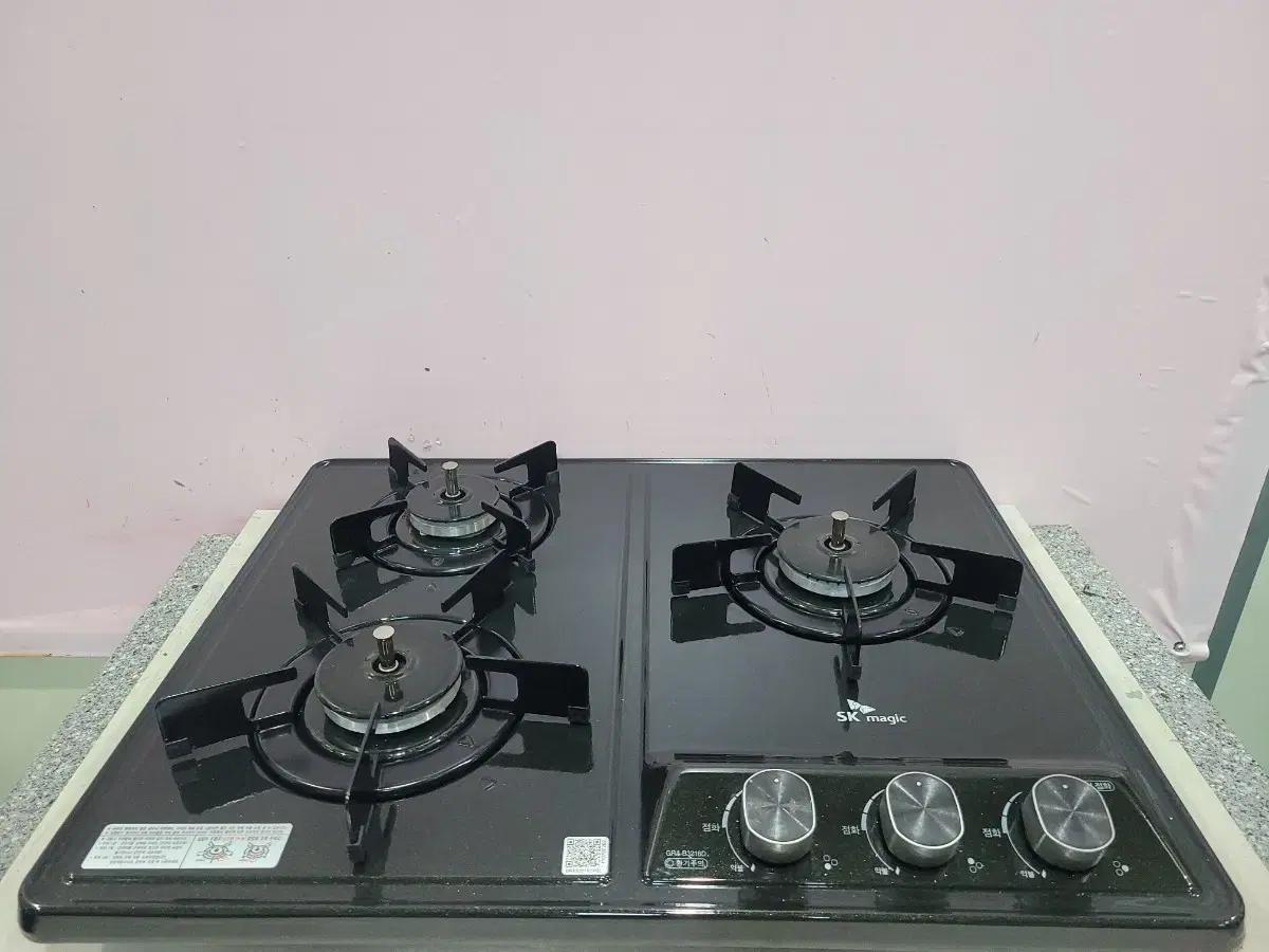 3-78 (LPG) SK 매직3구 빌트인 가스레인지 560*430